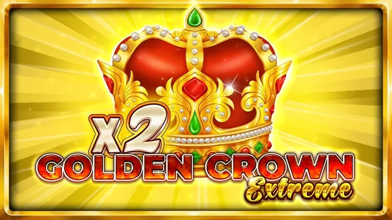 Multiplicador x2 sobre la corona dorada de Golden Crown Extreme